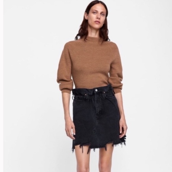 Zara Dresses & Skirts - Zara Premium Denim Skirt